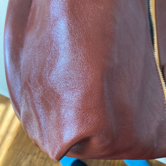 CLARE V Remi backpack. Sold out everywhere! EUC. Mahogany Rustic. Retail $535. - Picture 7 of 15